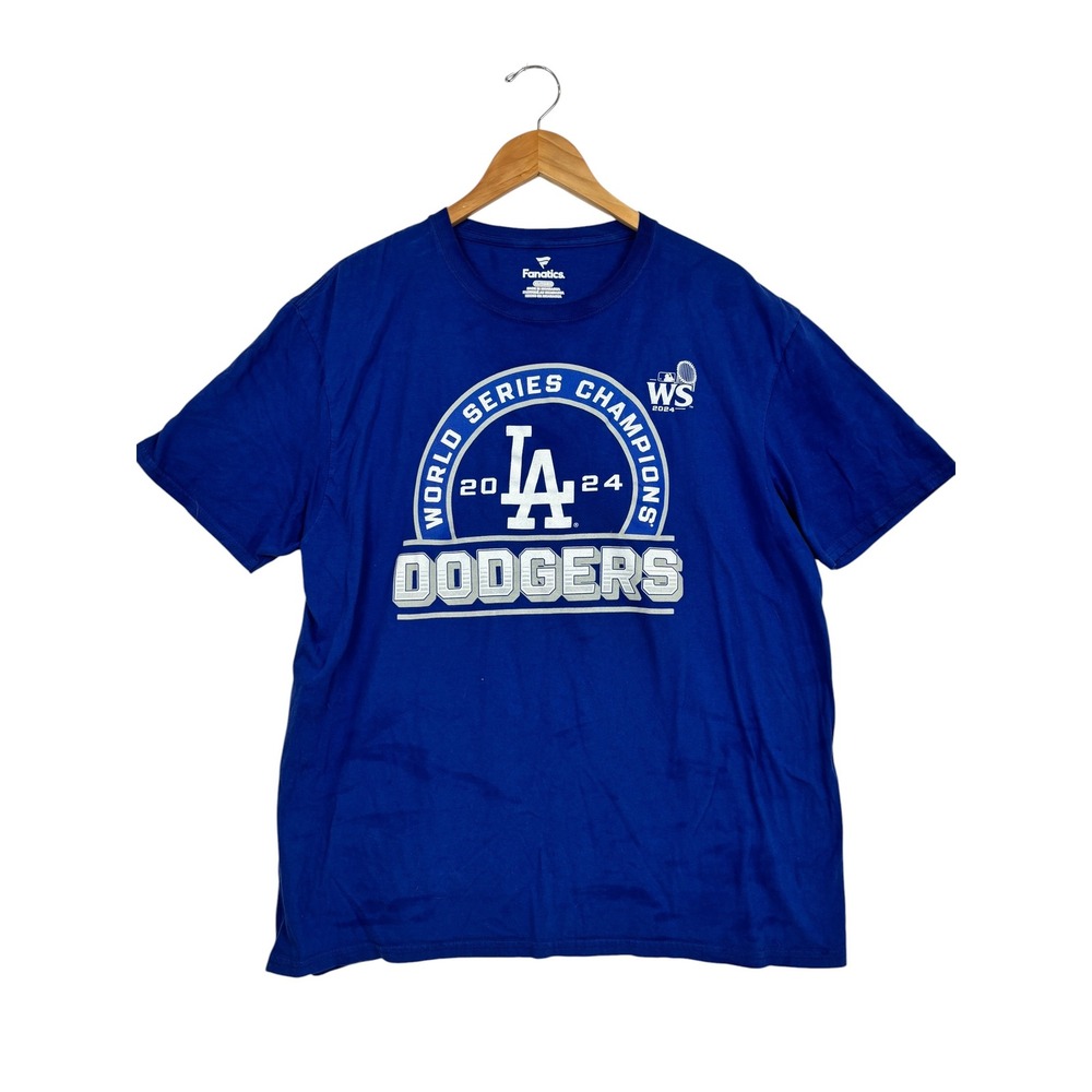 Fanatics Los Angeles Dodgers 2024 World Series Champions Roster T-Shirt Mens XL